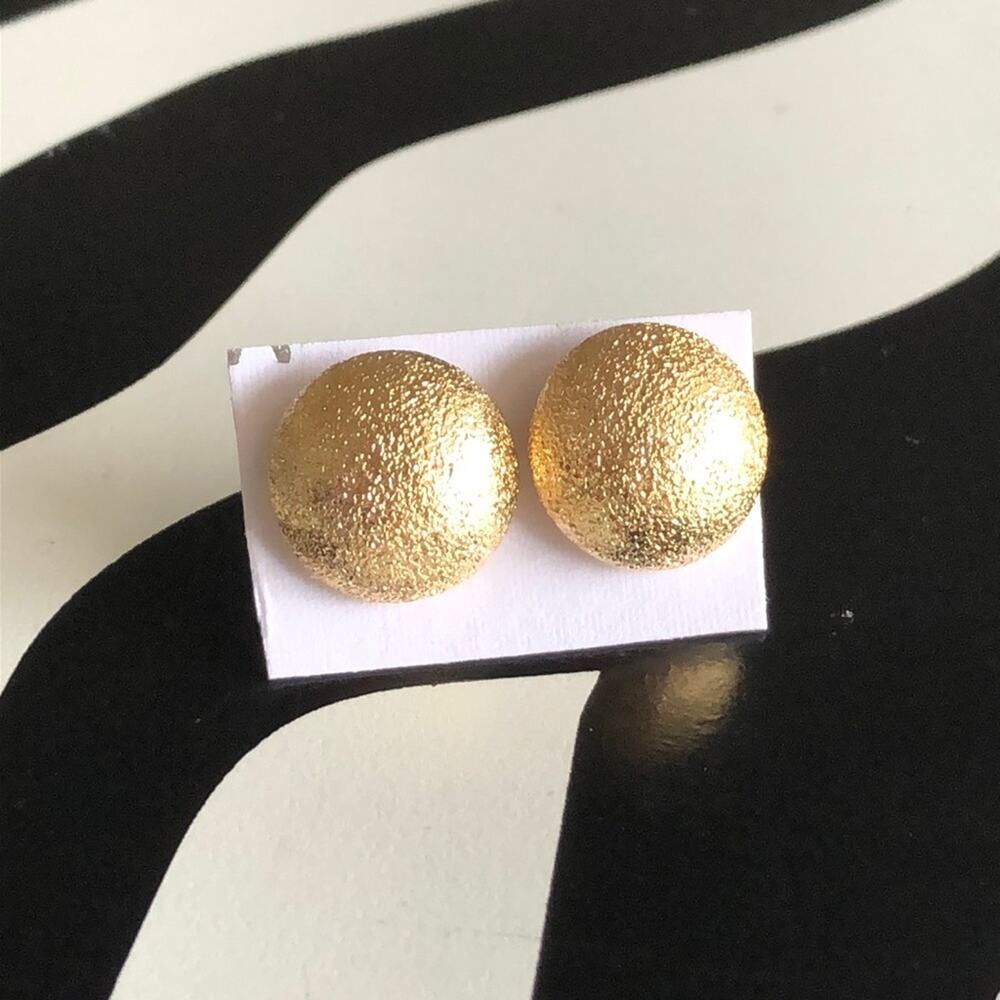4 for $20 Gold Shimmer Stud Earrings